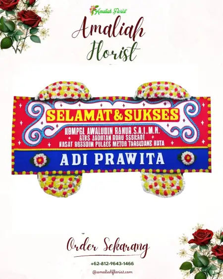 Papan Bunga Ucapan Selamat wanaraja
